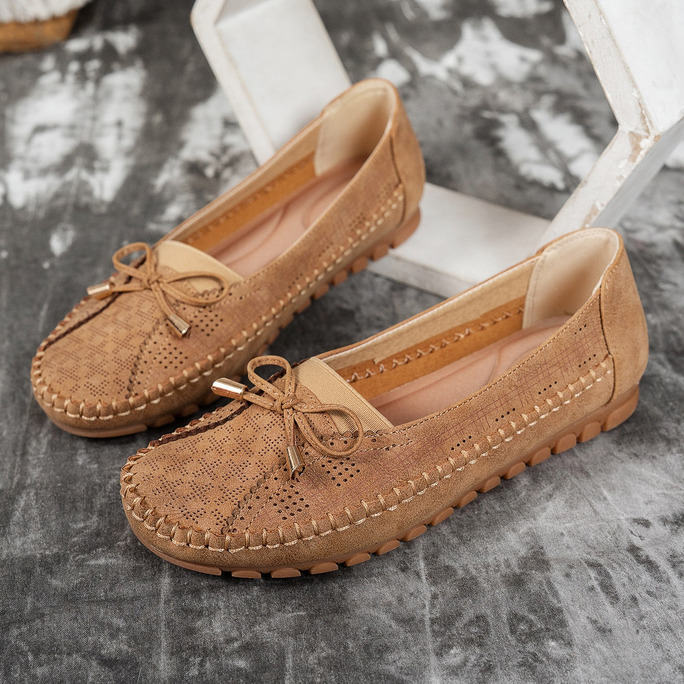 Best Seller-Last Day Orthopedic leather shoes, Lightweight, Anti-Slip, Breathable for Women