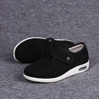 souatsole™ Soft and comfortable orthotic arch support width shoes for swollen feet Black