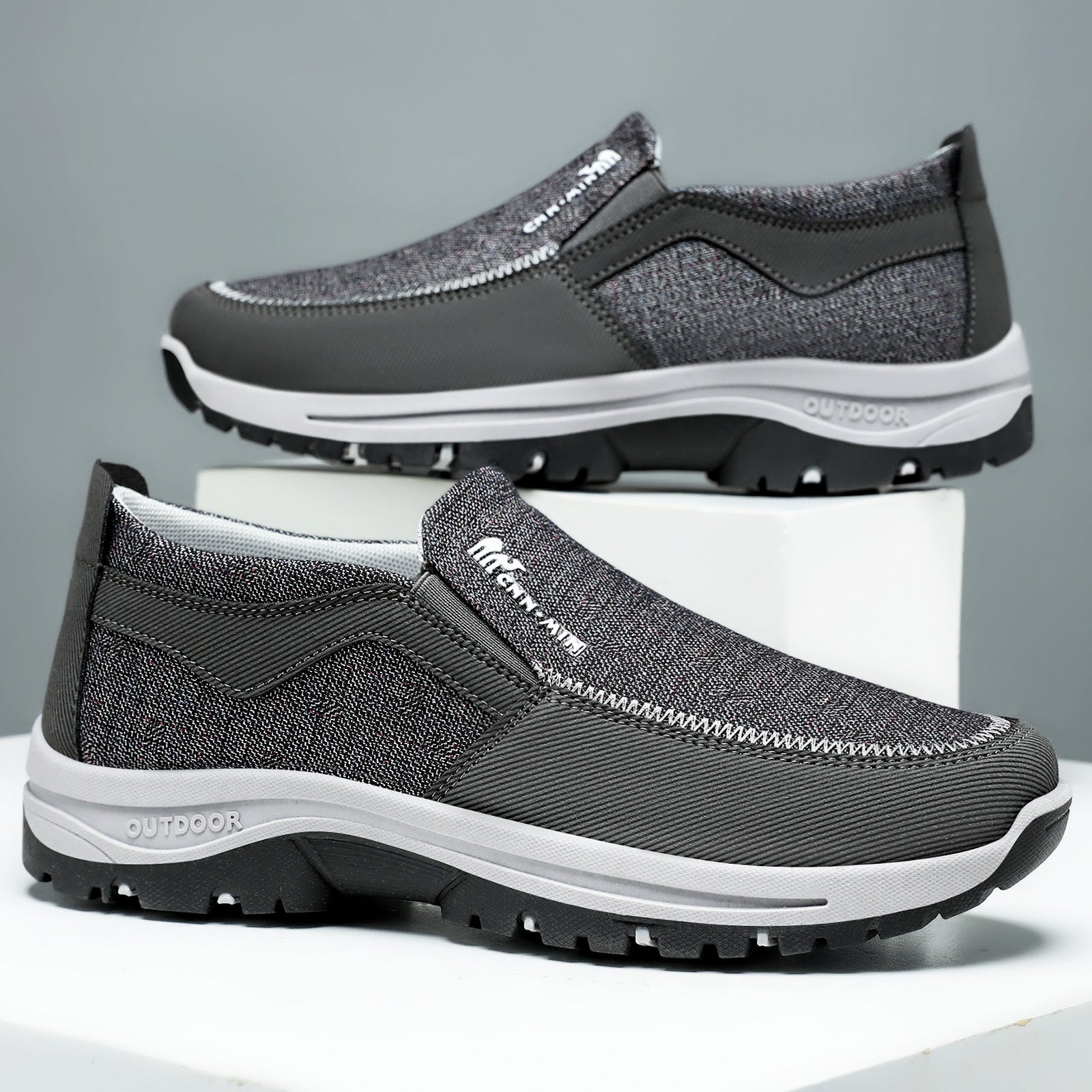 ðŸ”¥LAST DAY 60% OFFðŸ”¥Men's Arch Support & Breathable and Light & Non-Slip Shoes - Proven Plantar Fasciitis, Foot and Heel Pain Relief.