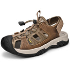 â�°Last day 60% OFF - 2025 Hot selling men's casual thick-soled non-slip orthopedic leather sandals