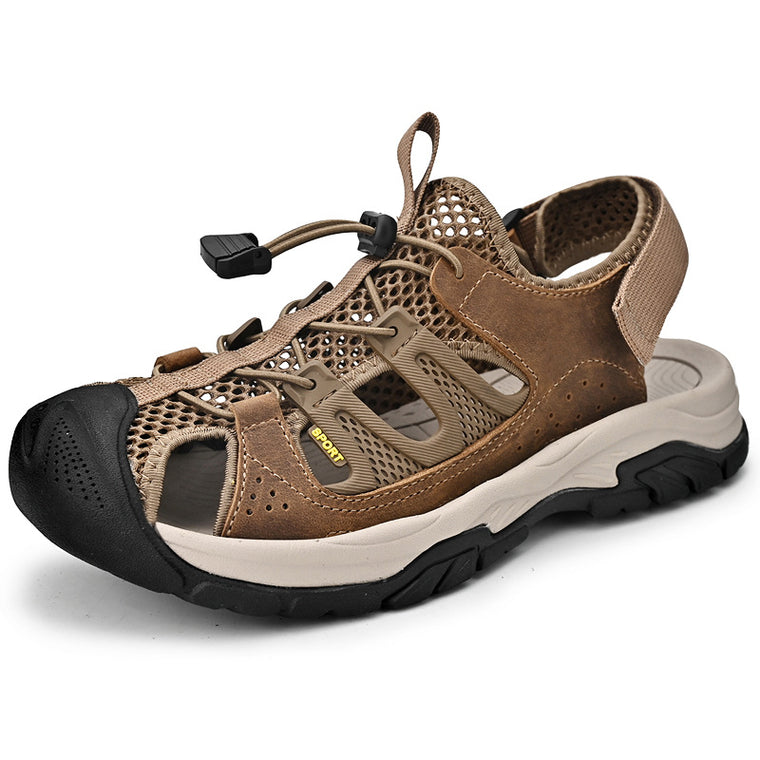 â�°Last day 60% OFF - 2025 Hot selling men's casual thick-soled non-slip orthopedic leather sandals