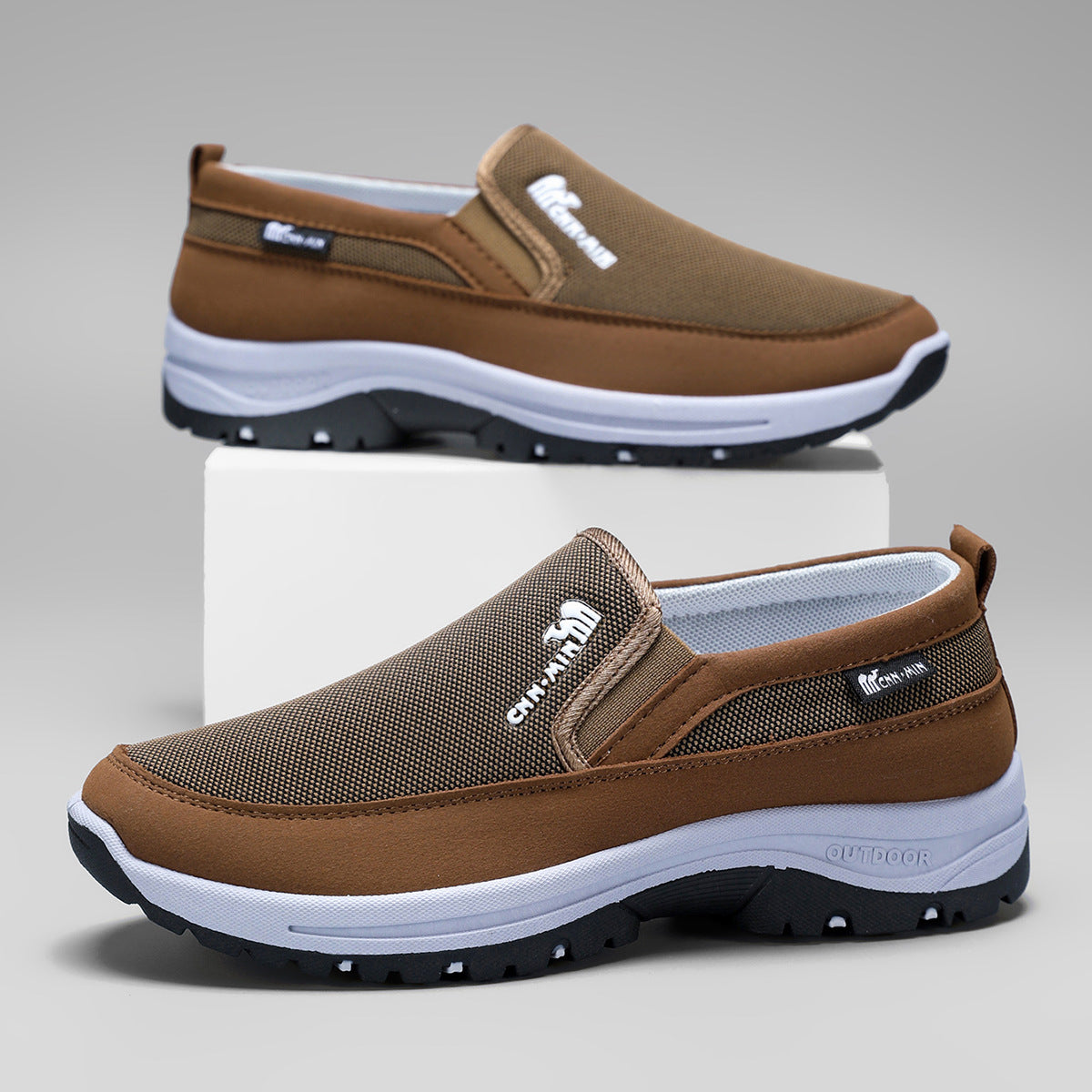 ðŸ”¥LAST DAY 60% OFFðŸ”¥Men's Arch Support & Breathable and Light & Non-Slip Shoes - Proven Plantar Fasciitis, Foot and Heel Pain Relief.