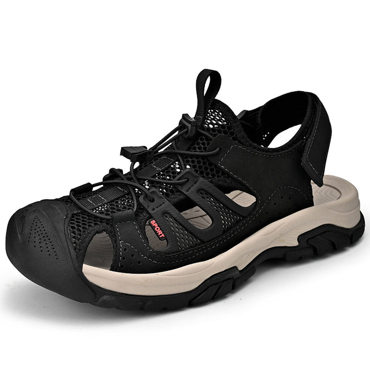 â�°Last day 60% OFF - 2025 Hot selling men's casual thick-soled non-slip orthopedic leather sandals