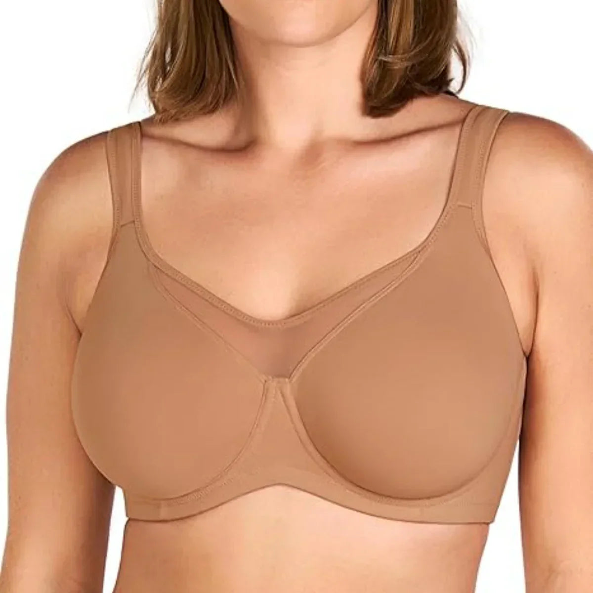 Elegant Sheer Full Coverage Plus Size Bra