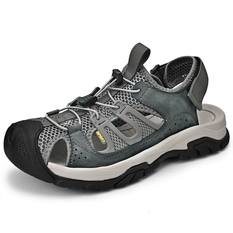 â�°Last day 60% OFF - 2025 Hot selling men's casual thick-soled non-slip orthopedic leather sandals