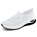 Women's comfortable breathable knitted sneakers