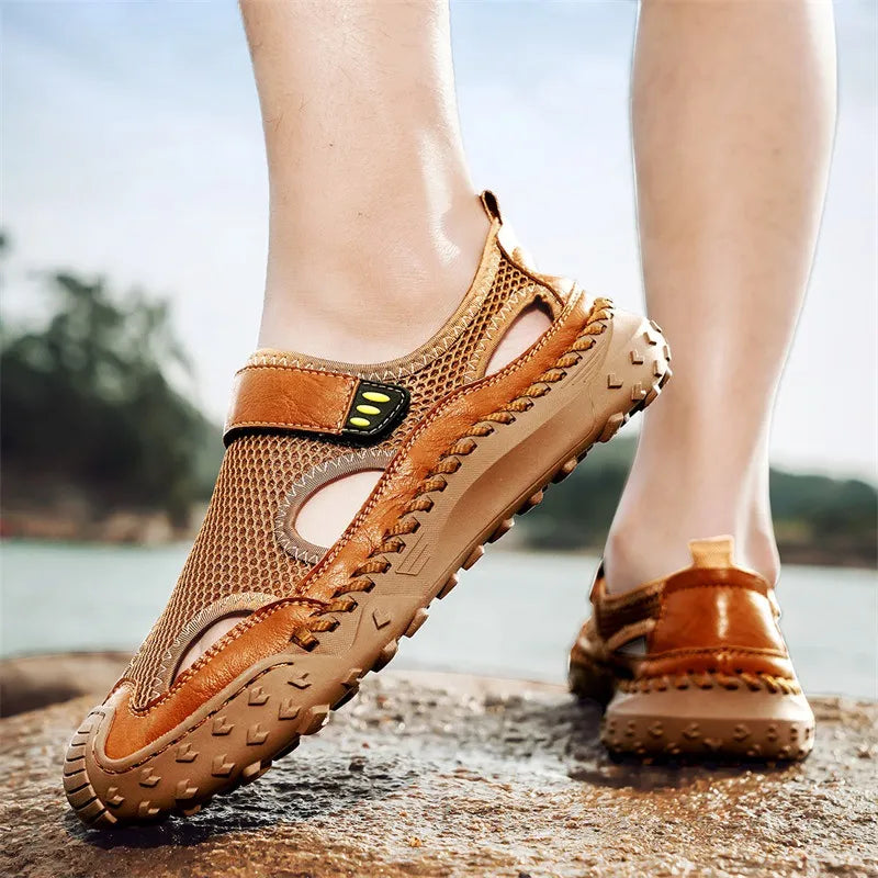 â�°Last Day! 70% OFF ğŸ”¥Men's Outdoor Breathable Hiking Sandals â€“ Anti-Slip & Quick-Dry