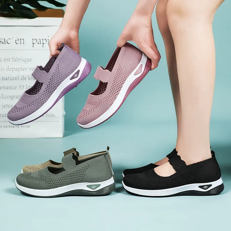 ğŸ”¥Last Day Promotion 70% OFFğŸ”¥- 2025 Women's comfortable breathable knitted sneakers