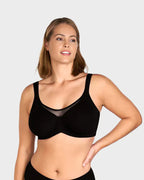 Elegant Sheer Full Coverage Plus Size Bra
