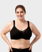 Elegant Sheer Full Coverage Plus Size Bra