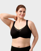 Elegant Sheer Full Coverage Plus Size Bra