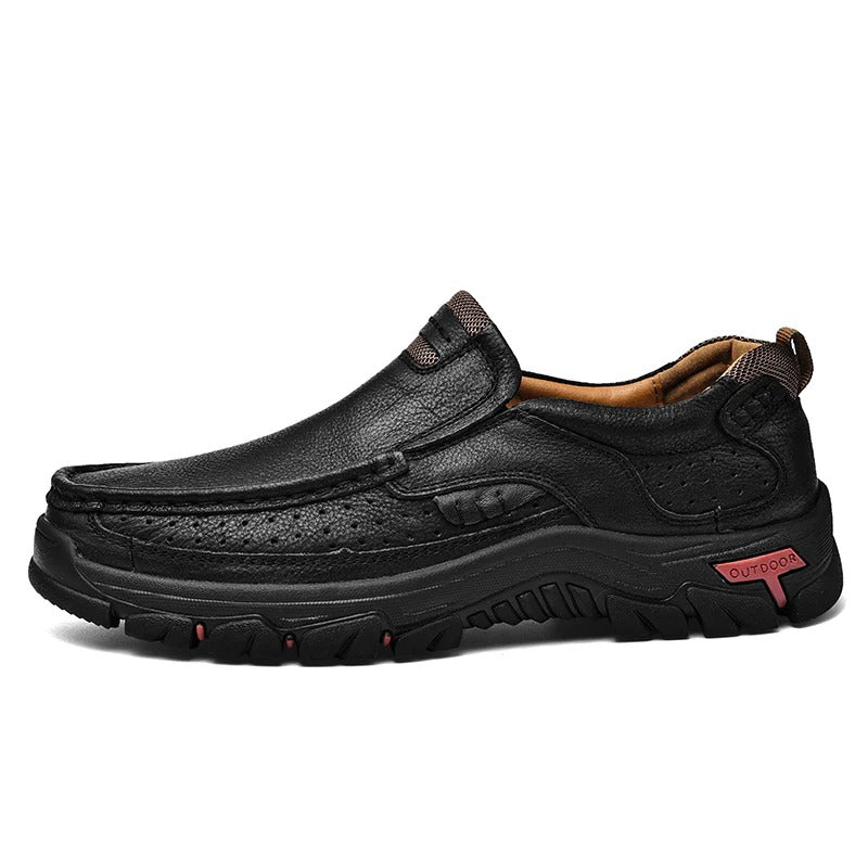 souatsole™ Orthopedic Walking Genuine Leather Slip-On Loafers