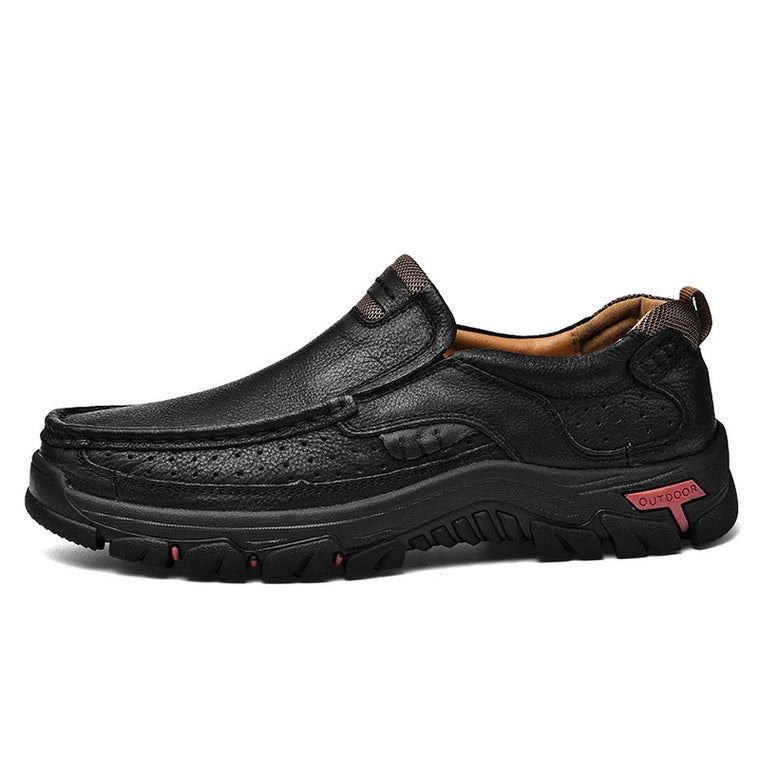 souatsole™ Orthopedic Walking Genuine Leather Slip-On Loafers