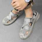 ðŸ”¥Summer Best-SellerðŸ”¥ Men's Orthopedic   Cowhide Breathable Mesh Sandals | Medical-Grade Foot Protection Design, Walk 8 Hours Without Foot Fatigue