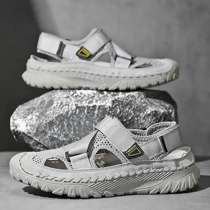 ðŸ”¥Summer Best-SellerðŸ”¥ Men's Orthopedic   Cowhide Breathable Mesh Sandals | Medical-Grade Foot Protection Design, Walk 8 Hours Without Foot Fatigue