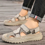 ðŸ”¥Summer Best-SellerðŸ”¥ Men's Orthopedic   Cowhide Breathable Mesh Sandals | Medical-Grade Foot Protection Design, Walk 8 Hours Without Foot Fatigue