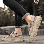 ðŸ”¥Summer Best-SellerðŸ”¥ Men's Orthopedic   Cowhide Breathable Mesh Sandals | Medical-Grade Foot Protection Design, Walk 8 Hours Without Foot Fatigue