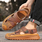 ðŸ”¥Summer Best-SellerðŸ”¥ Men's Orthopedic   Cowhide Breathable Mesh Sandals | Medical-Grade Foot Protection Design, Walk 8 Hours Without Foot Fatigue
