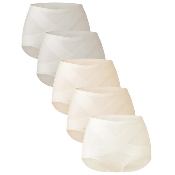 DAVID ARCHY Women's Classic Panties, 5-Pack Seamless High Waist Essential Underwear for Women