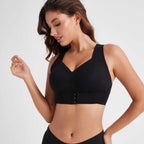 Posture Bra, women’s beige wireless bra, soft breathable non-removable molded cups
