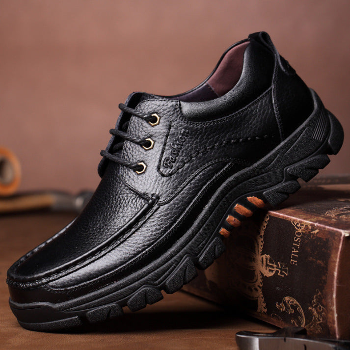 ðŸ”¥On This Week Sale 70% OFFðŸ”¥ Men's Cow Leather Waterproof Comfy Non Slip Soft Slip On Casual Shoes
