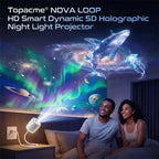 Topacme® NEXT-GEN SMART PROJECTION HD Smart Dynamic 5D Holographic Night Light Projector