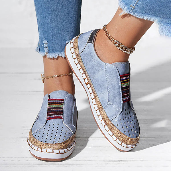 ðŸ”¥LAST DAY 70% OFF - Women Comfortable Hollow Lightweight Low Top Slip On