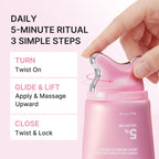Collagen Gua Sha Neck Wrinkle Cream | Built-In Gua Sha Massager with Volufiline 5% + PDRN | Firming, Contour Care for the Look of Fine Lines, Jawline, Neck, Décolleté,Underarms, Chest, Legs, Shoulder | Massage Cream