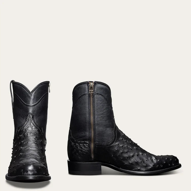 Western Shoes round Toe Men's Casual Men's Boots