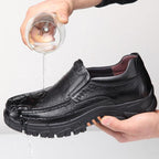 ðŸ”¥On This Week Sale 70% OFFðŸ”¥ Men's Cow Leather Waterproof Comfy Non Slip Soft Slip On Casual Shoes