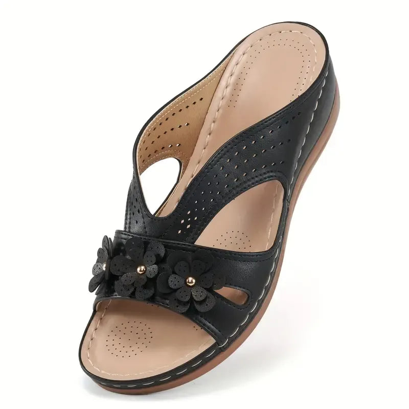 Women's Flowers Decor Arch Support Sandals
