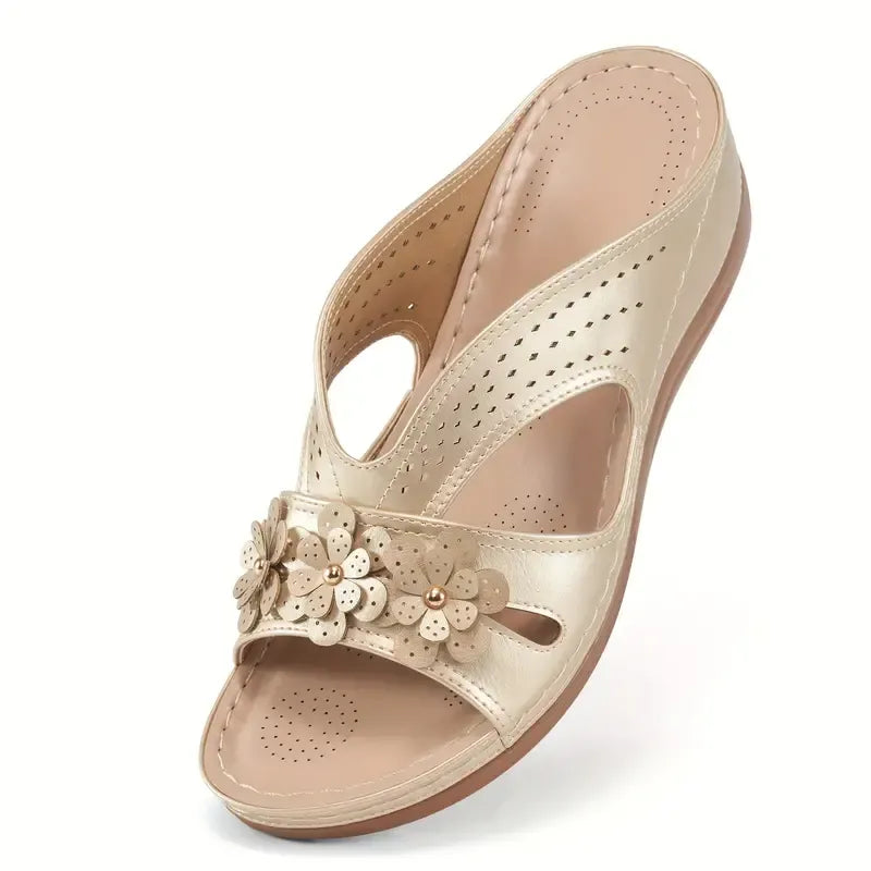 Women's Flowers Decor Arch Support Sandals