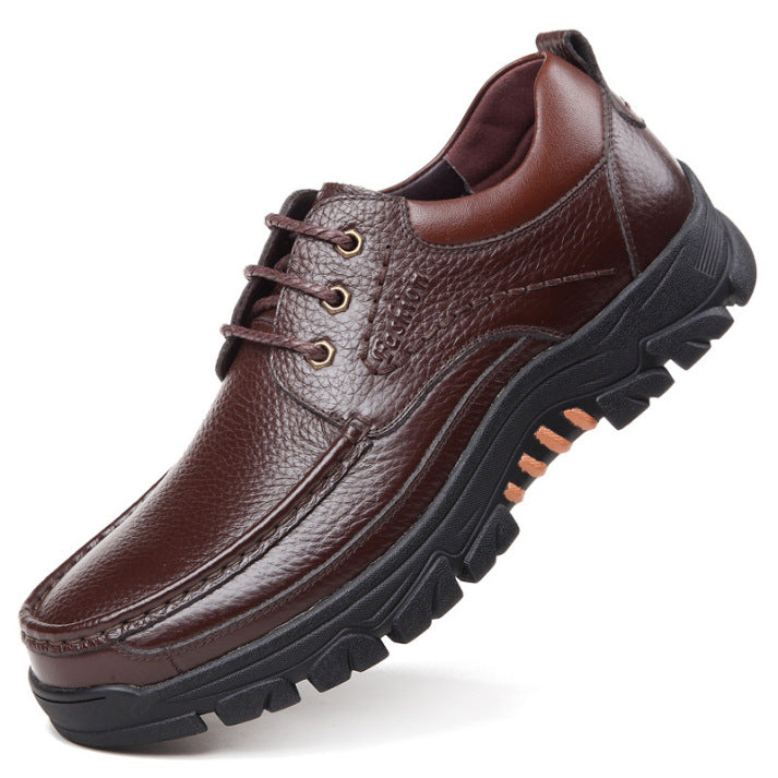 ðŸ”¥On This Week Sale 70% OFFðŸ”¥ Men's Cow Leather Waterproof Comfy Non Slip Soft Slip On Casual Shoes