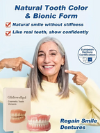 Premium All-Inclusive Full Dentures, No Dentist Required, Regain Your Confidence