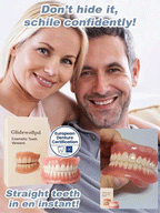 Premium All-Inclusive Full Dentures, No Dentist Required, Regain Your Confidence