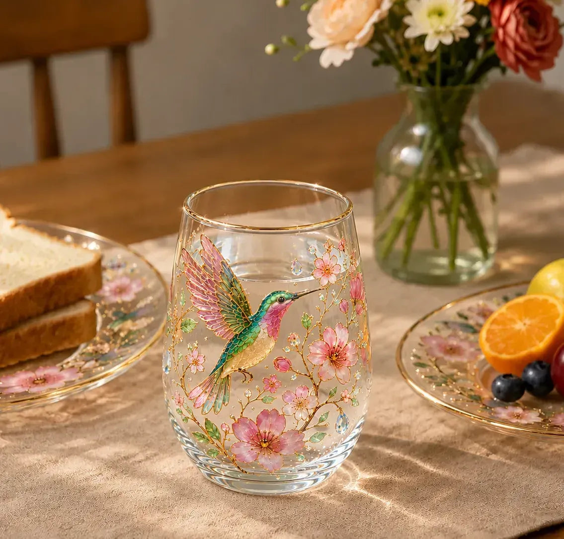 🌸🌿 2026 Limited Edition: Hope Garden - Glass Teacup ☀️☕