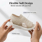 Women's Breathable Knit Platform Sandals