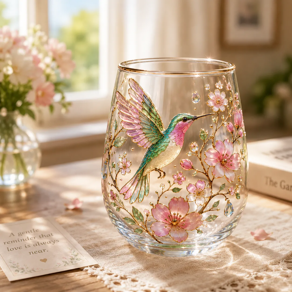 🌸🌿 2026 Limited Edition: Hope Garden - Glass Teacup ☀️☕